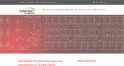 Desktop Screenshot of karamsartechnology.com